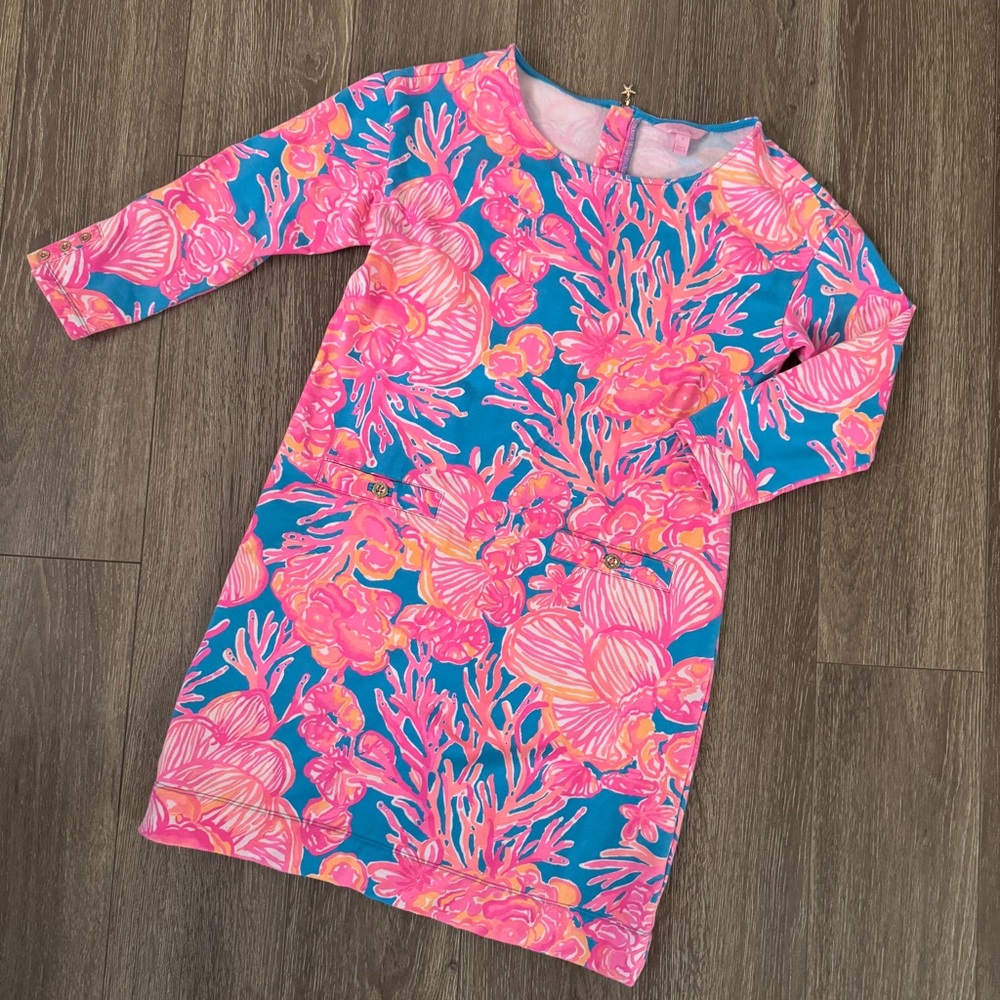 Lilly Pulitzer Colorful Shift Dress, Size Small